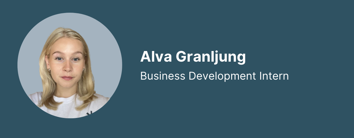 Meet the Team: Alva Granljung, Summer Intern 2024