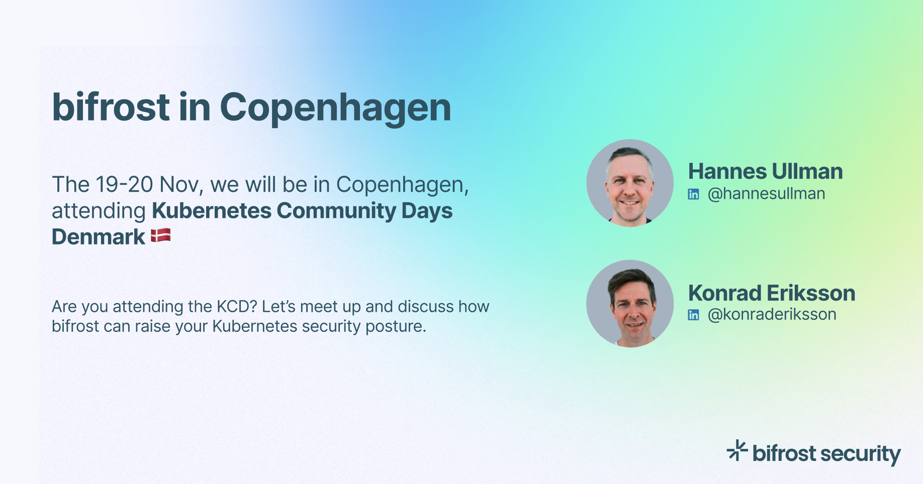 bifrost is heading to KCD Denmark 🇩🇰